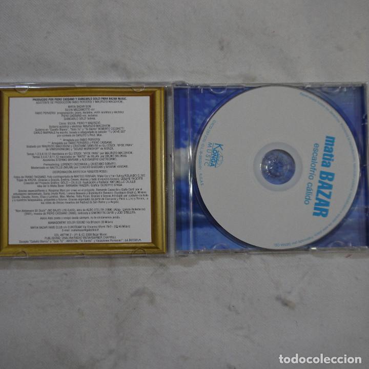 CDs de m&uacute;sica: MATIA BAZAR - ESCALOFR&Iacute;O C&Aacute;LIDO - CD 2000 - Foto 2