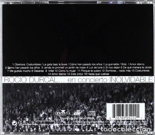 CDs de m&uacute;sica: Roc&iacute;o D&uacute;rcal - En Concierto Inolvidable - CD - Foto 2