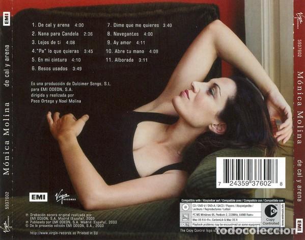 CDs de m&uacute;sica: M&oacute;nica Molina - De Cal Y Arena - CD - Foto 2