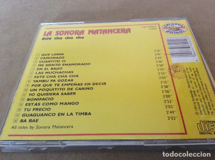 CDs de m&uacute;sica: LA SONORA MATANCERA, ESTE CHA CHA CHA. 1992. - Foto 2
