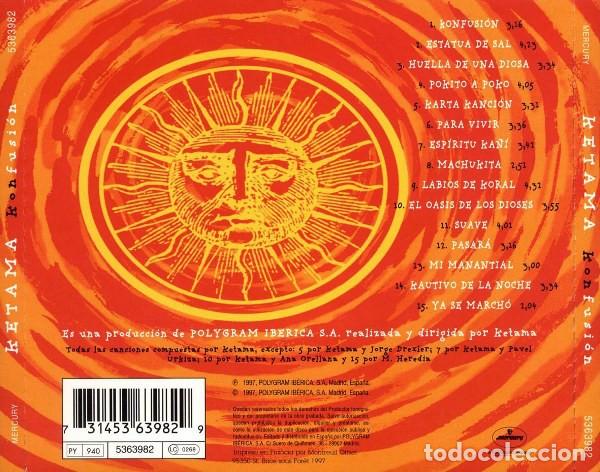 CDs de m&uacute;sica: Ketama - Konfusi&oacute;n - CD - Foto 2