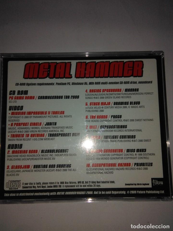CDs de m&uacute;sica: METAL HAMMER AGOSTO 2000   CD - Foto 2