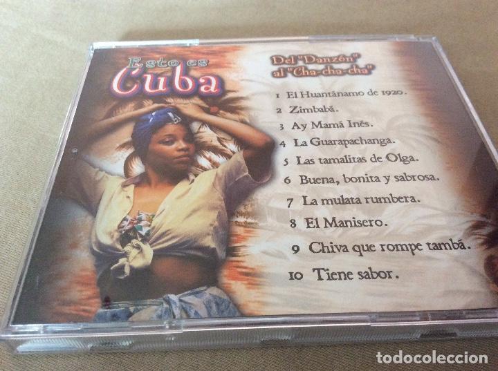 CDs de m&uacute;sica: Esto es cuba. Del danzon al cha-cha-cha. 2000. - Foto 2