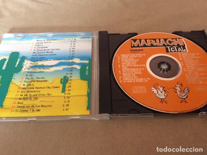 CDs de m&uacute;sica: MARIACHI TOTAL - VARIOS. ARCADE 1996 - Foto 3