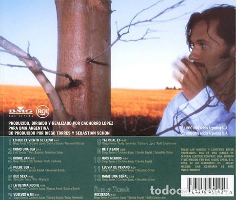 CDs de m&uacute;sica: Diego Torres - Tal Cual Es - CD - Foto 2