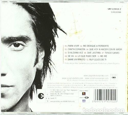 CDs de m&uacute;sica: Alejandro Fernandez - A Coraz&oacute;n Abierto - CD - Foto 2