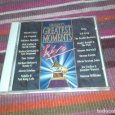 CDs de Musique: GRAMMY'S GREATEST MOMENTS LIVE CD 1994 STING ERIC CLAPTON TINA TURNER NAT KING COLE JOE COCKER.... Lote 122081875