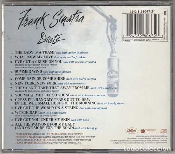 CDs de m&uacute;sica: Frank Sinatra - Duets - CD - Foto 2