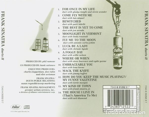 CDs de m&uacute;sica: Frank Sinatra - Duets II - CD - Foto 2