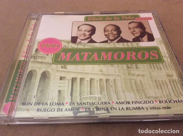 CDs de m&uacute;sica: Trio matamoros. Elixir de la vida. Sus exitos. Novoson 2001. - Foto 1