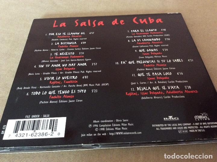 CDs de m&uacute;sica: La salsa de cuba. 1998. Digipack - Foto 2