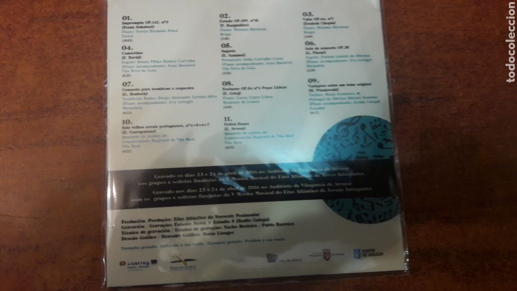 CDs de Musique: Mostra musical eixe atlantico ed especial grabada 2016