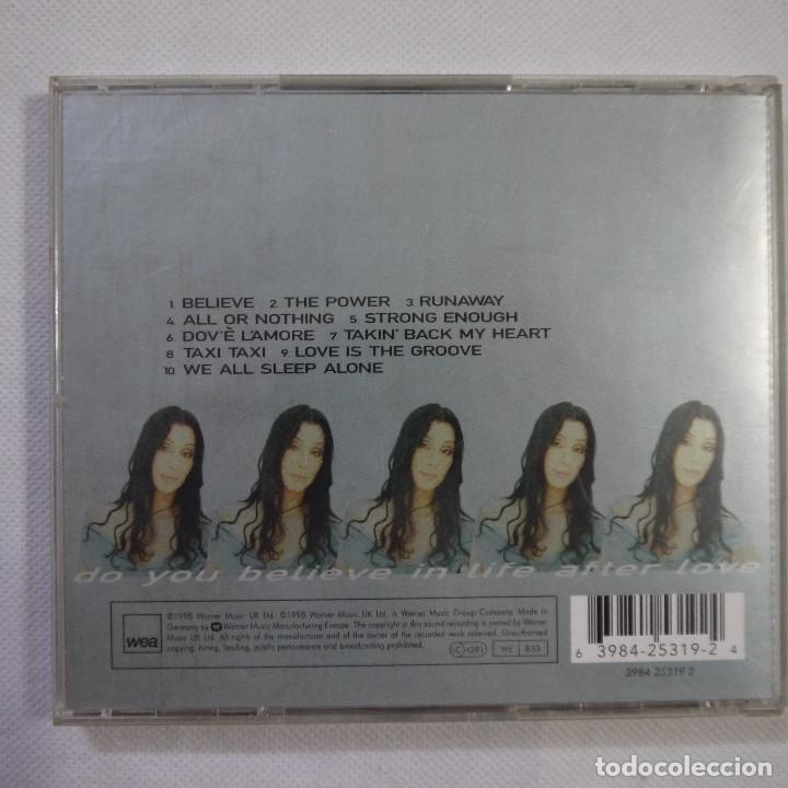 CDs de m&uacute;sica: CHER - BELIEVE - CD 1998 - Foto 3