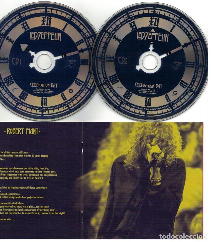 CDs de m&uacute;sica: LED ZEPPELIN-CD DOBLE CELEBRATION DAY-DIGIPAK - Foto 3