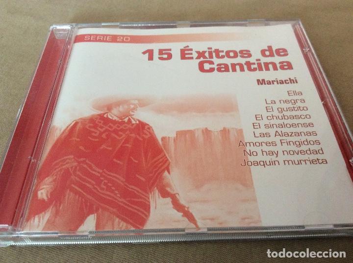 CDs de m&uacute;sica: 15 EXITOS DE CANTINA - Mariachi. 1999. - Foto 1