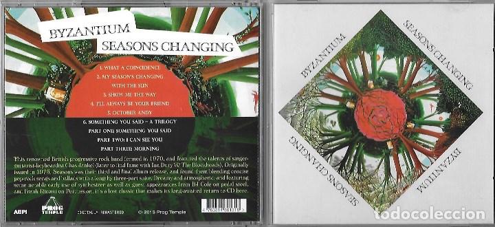 CDs de m&uacute;sica: BYZANTIUM: SEASONS CHANGING. EL 3&ordm; LP DE &Eacute;STE GRUPO DE SOFT PROGRESIVO U.K. ENSO&Ntilde;ADOR Y ATMOSF&Eacute;RICO