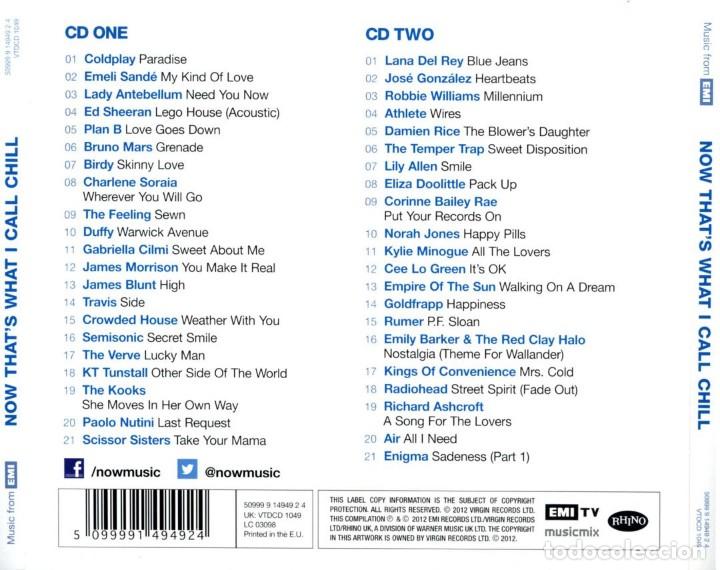 CDs de m&uacute;sica: NOW CHILL * 2CD *  PRECINTADO - Foto 2