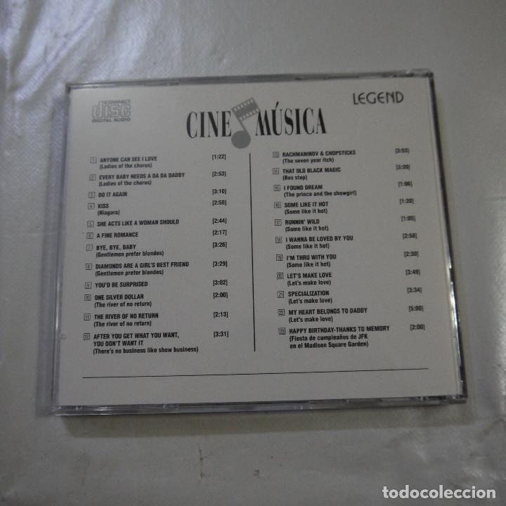 CDs de m&uacute;sica: CINE & MUSICA. MARILYN MONROE - CD - Foto 3