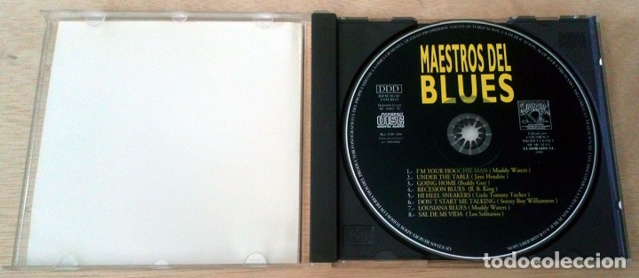 CDs de m&uacute;sica: Maestros del Blues / CD / El Dorado 1995 - Foto 2