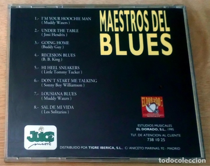 CDs de m&uacute;sica: Maestros del Blues / CD / El Dorado 1995 - Foto 3