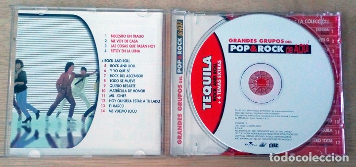 CDs de m&uacute;sica: Tequila Rock and Roll / CD / BMG Ariola 2003 - Foto 2
