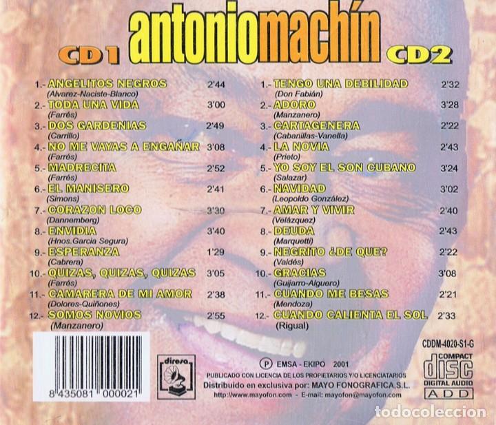 CDs de m&uacute;sica: ANTONIO MACHIN  ( 2 CD) - Foto 2