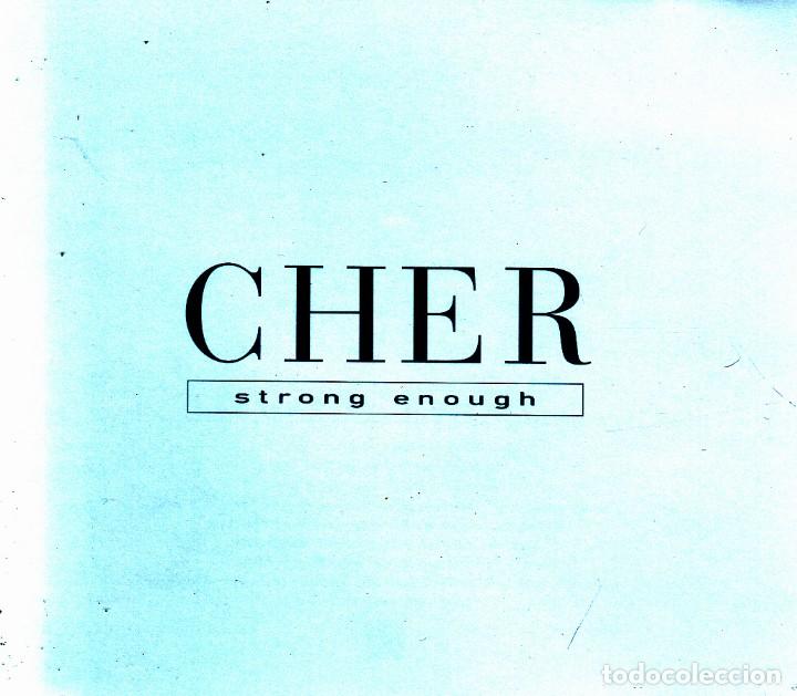CDs de m&uacute;sica: CHER - STRONG ENOUGH CD SINGLE PROMO 1 TEMA 1999 - Foto 1