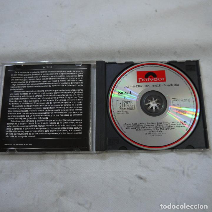 CDs de m&uacute;sica: JIMMI HENDRIX EXPERIENCE - SMASH HITS - CD 1990 - Foto 2