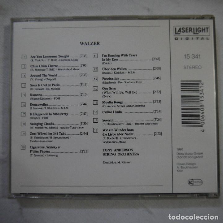 CDs de m&uacute;sica: TONY ANDERSON STRING ORCHESTRA - WALZER - CD 1992 - - Foto 3