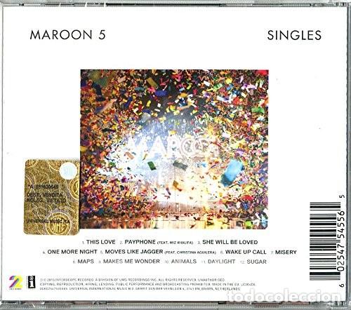 CDs de m&uacute;sica: Maroon 5 - Singles - CD - Foto 2