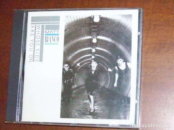 CDs de m&uacute;sica: CD MATT BIANCO WHOSE SIDE ARE YOU ON - Foto 1