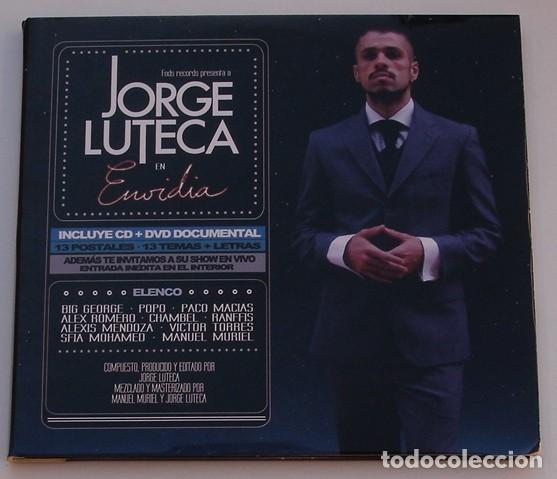 CDs de m&uacute;sica: JORGE LUTECA - ENVIDIA (CD+DVD) 2010 - DIGIPACK - Foto 1
