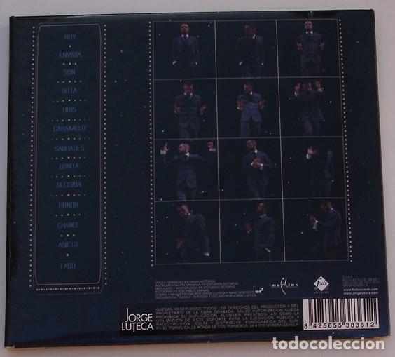 CDs de m&uacute;sica: JORGE LUTECA - ENVIDIA (CD+DVD) 2010 - DIGIPACK - Foto 4