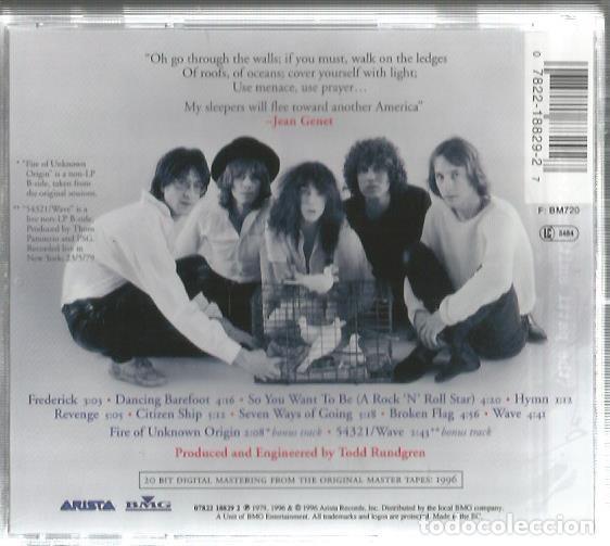 CDs de m&uacute;sica: CD PATTI SMITH GROUP : WAVE ( 2 BONUS TRACKS ) - Foto 2
