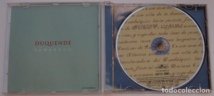 CDs de m&uacute;sica: DUQUENDE - SAMARUCO (CD) 2000 - 9 TEMAS - Foto 2