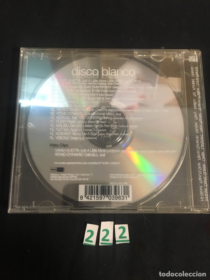 CDs de m&uacute;sica: SCD69 DISCO BLANCO ( cd Segunda mano ) - Foto 2