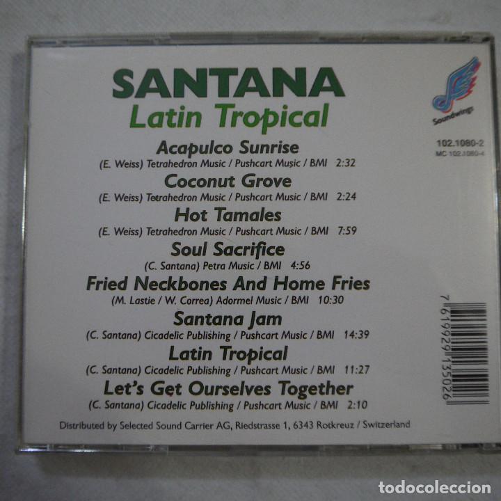 CDs de m&uacute;sica: SANTANA - LATIN TROPICAL - CD - Foto 3