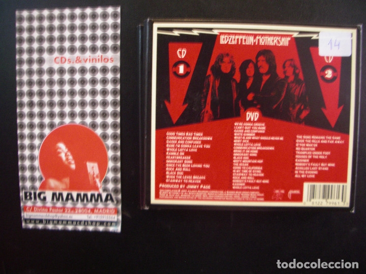 CDs de m&uacute;sica: LED ZEPPELIN- MOTHERSHIP. DOBLE CD + DVD - Foto 2