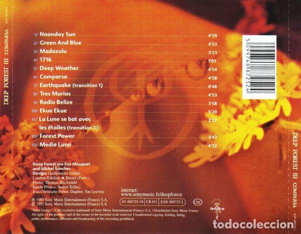 CDs de m&uacute;sica: Deep Forest III - Comparsa - CD - Foto 2