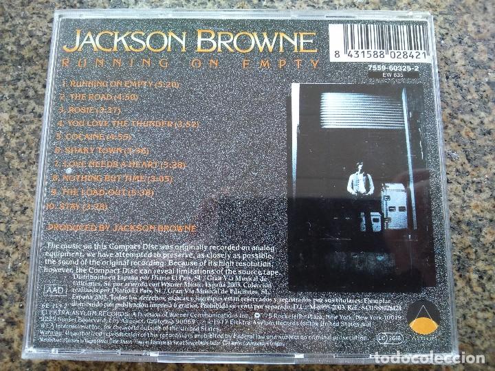 CDs de m&uacute;sica: CD -- JACKSON BROWNE -- RUNNING ON EMPTY -- EL PAIS - 10 TEMAS -- - Foto 2