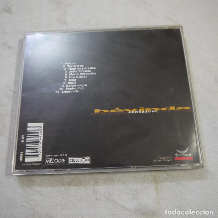 CDs de m&uacute;sica: BEVINDA - BEVINDA LIVE - CD - Foto 3