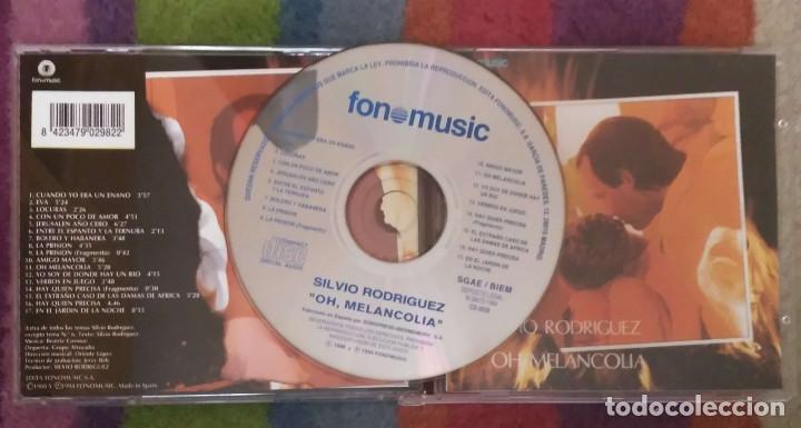 CDs de m&uacute;sica: SILVIO RODRIGUEZ (OH MELANCOLIA) CD 1994 - Foto 3