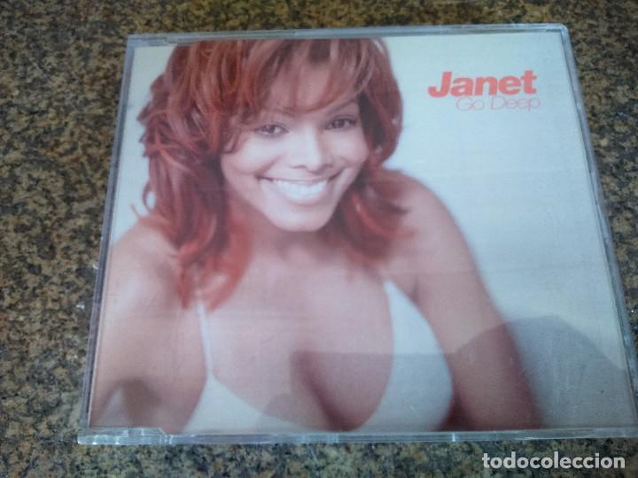 CDs de m&uacute;sica: CD SINGLE -- JANET - GO DEEP -- 5 TEMAS -- - Foto 1