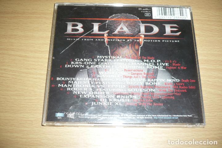 CDs de m&uacute;sica: B.S.O. BLADE. 1998 - Foto 2