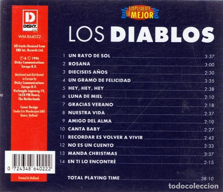 CDs de m&uacute;sica: LOS DIABLOS &uml;SIMPLEMENTE LO MEJOR&uml; - Foto 2