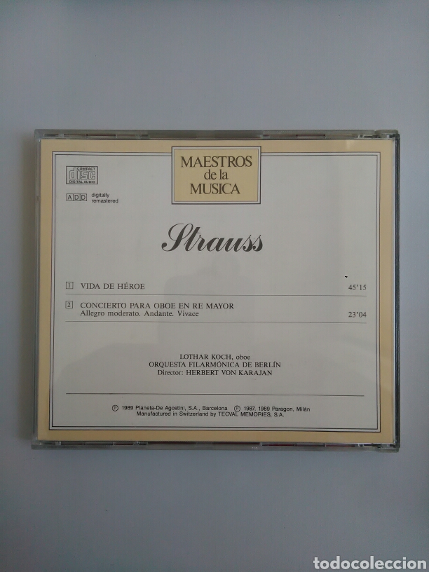 CDs de m&uacute;sica: CD STRAUSS - Foto 2