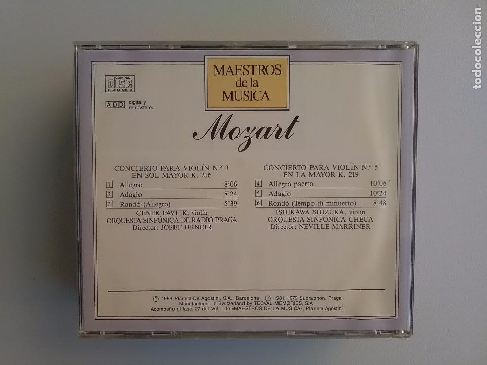 CDs de m&uacute;sica: CD MOZART/CONCIERTOS PARA VIOL&Iacute;N - Foto 2