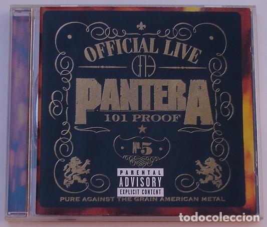CDs de m&uacute;sica: PANTERA - 101 PROOF, OFFICIAL LIVE (CD) 1997 - 16 TEMAS - Foto 1