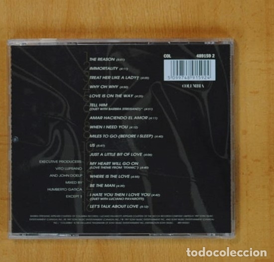 CDs de m&uacute;sica: CELINE DION - LET&acute;S TALK ABOUT LOVE - CD - Foto 2