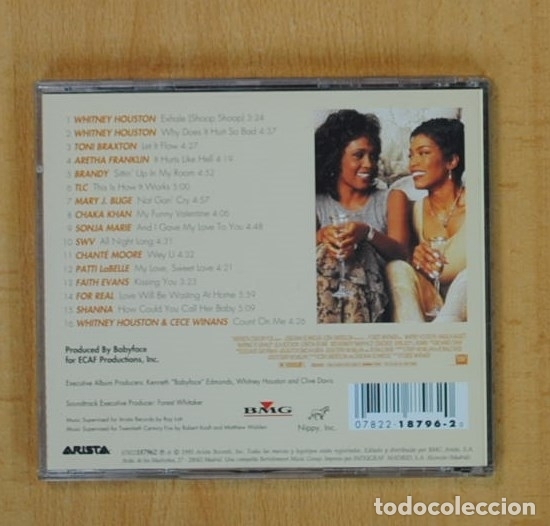 CDs de m&uacute;sica: VARIOS - WAITING TO EXHALE - BSO - CD - Foto 2